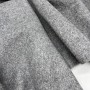Ткань пальтовая серый меланж, с шерстью в составе