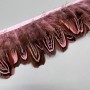 Перья натуральные на атласной ленте, 5 см