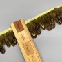 Перья натуральные на атласной ленте, 5 см