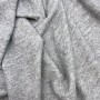 Трикотаж костюмно-пальтовый светло-серый меланж