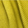 Ткань пальтовая крупное диагональное плетение, горчично-желтая