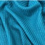 Ткань пальтовая крупное диагональное плетение, бирюзовая