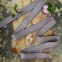 Тесьма репсовая розово-голубая с деликатным серебристым люрексом
