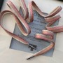 Шнурок полосатый для спортивной одежды в розовых тонах