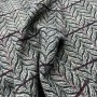 Ткань пальтово-костюмная серо-бежевая с рисунком