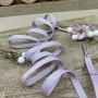 Шнурок трикотажный кругловязаный нежно-розовый с люрексом, 10 мм