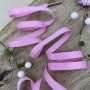 Шнурок трикотажный кругловязаный ярко-розовый матовый, 10 мм