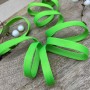 Шнурок трикотажный кругловязаный ярко-зеленый матовый, 10 мм