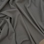 Ткань хлопок с модалом цвета хаки структурная полоска косичка