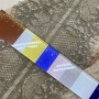 Кружево ажурное тонкое цвета хаки, ширина 14 см