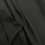 Ткань хлопок с модалом чёрного цвета структурная полоска косичка